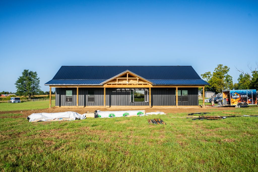 Home with lawn